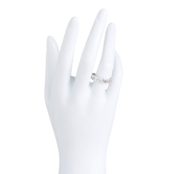 ANNIKA WITT Silver Made In Bali Sterling Silver Oxidized Multi Heart Band Ring - Picture 2 of 2